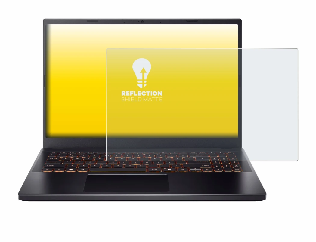 Imagen del dispositivo Acer Nitro V 15 con una amplia variedad de protectores de pantalla.