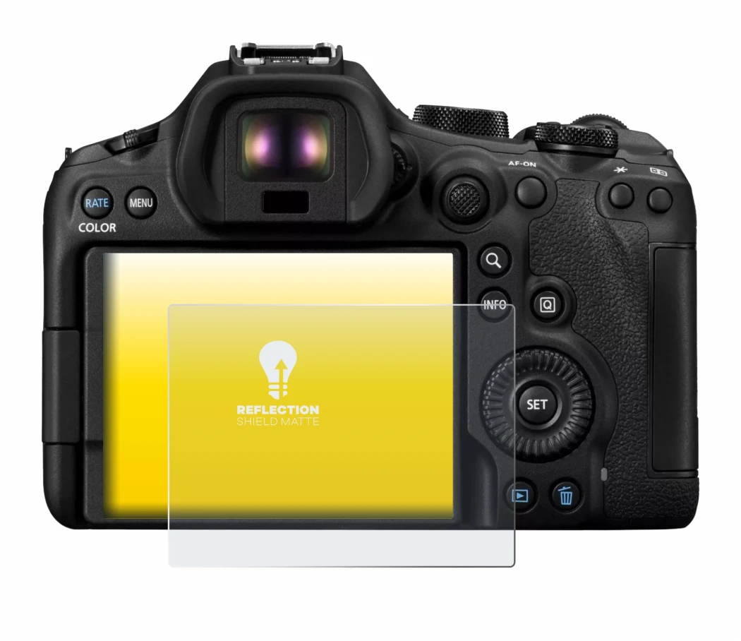Imagen del dispositivo Canon EOS R6 Mark III con una amplia variedad de protectores de pantalla.