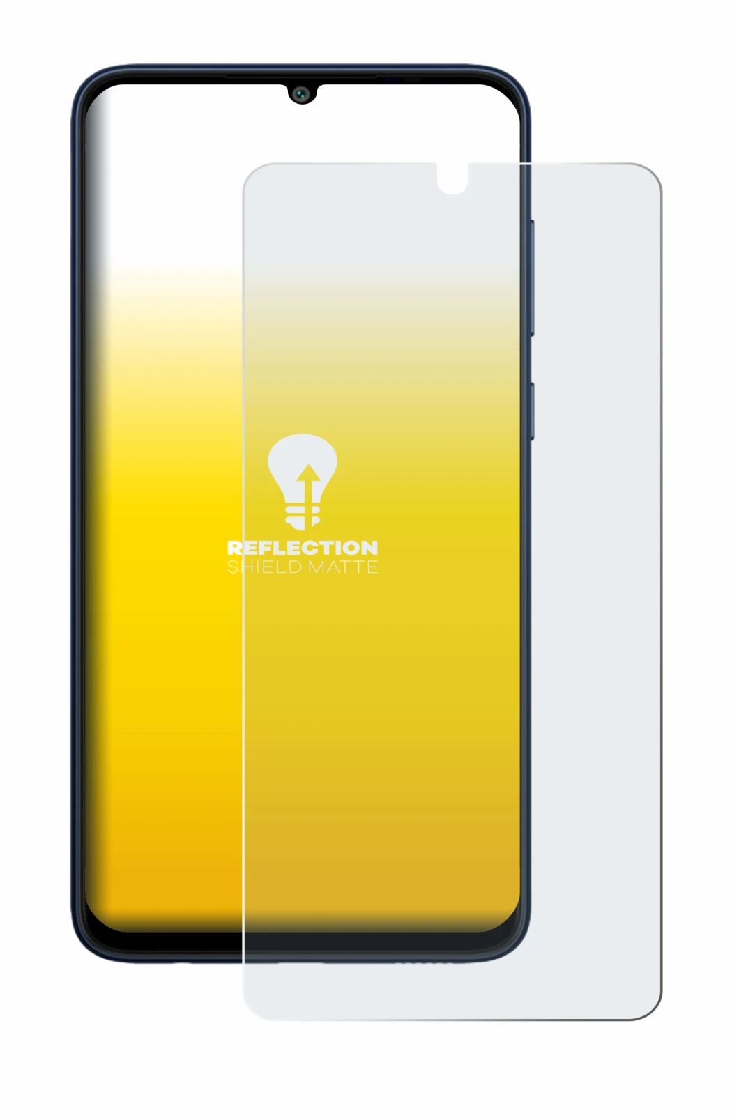 Imagen del dispositivo Samsung Galaxy F05 con una amplia variedad de protectores de pantalla.