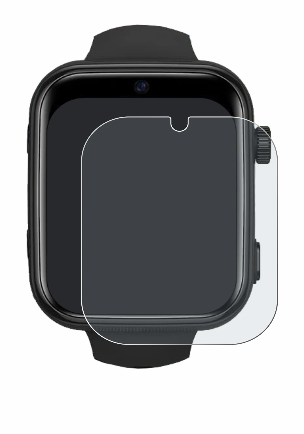 Imagen del dispositivo Aimiuvei Kids Smartwatch con una amplia variedad de protectores de pantalla.