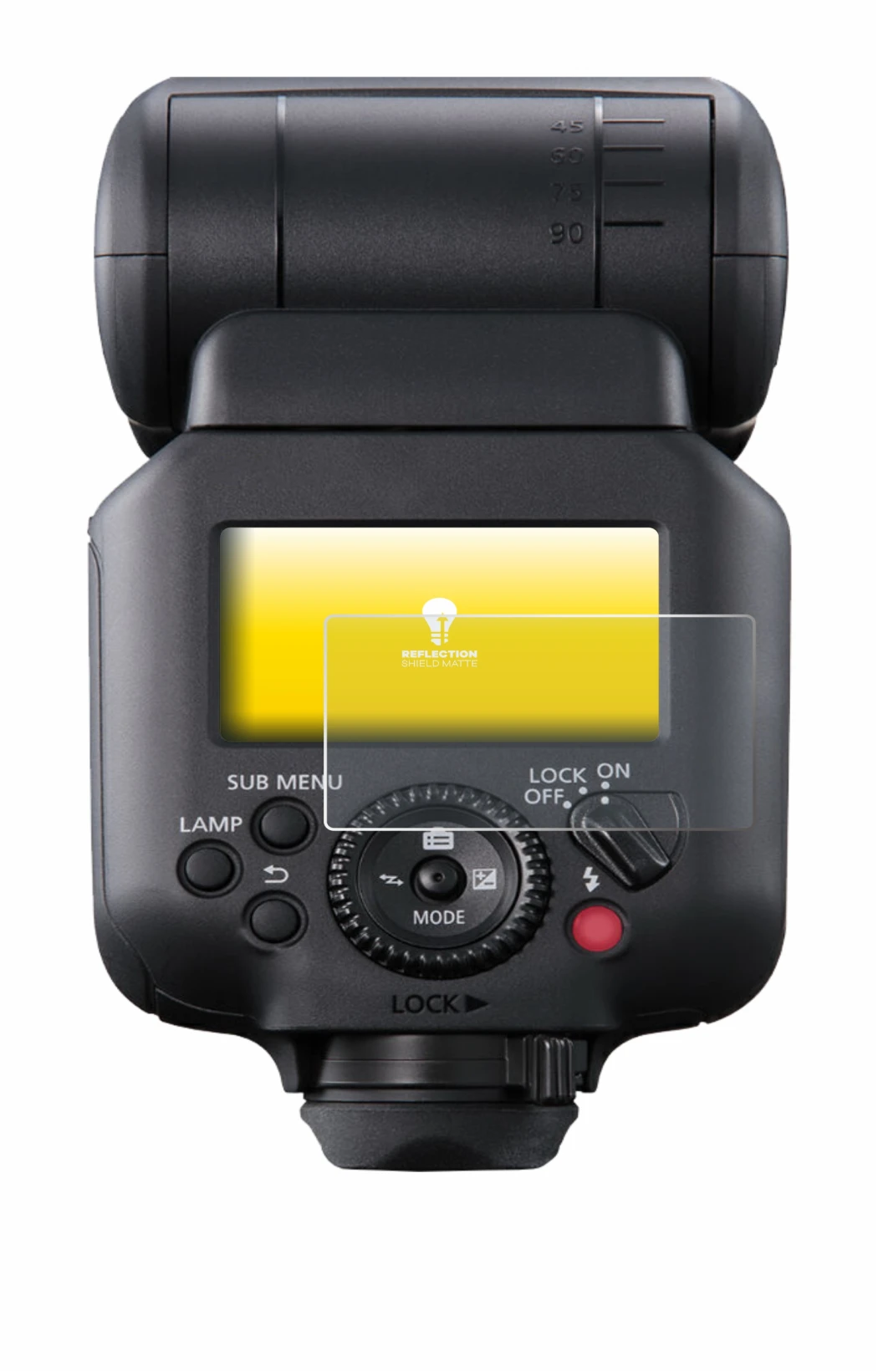Imagen del dispositivo Canon Speedlite EL-5 con una amplia variedad de protectores de pantalla.