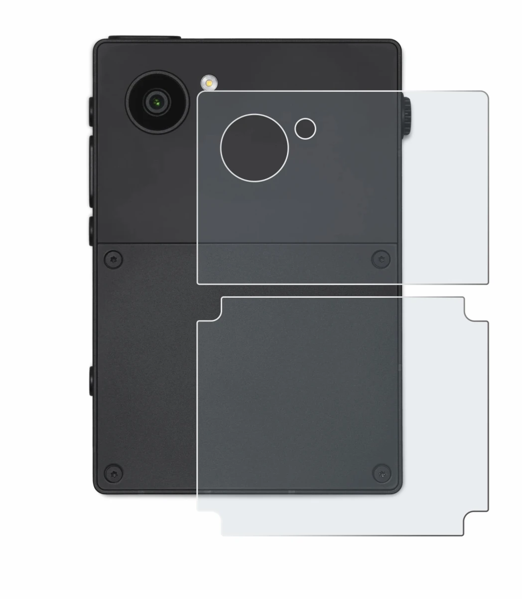 Imagen del dispositivo Light Phone 3 (Trasero) con una amplia variedad de protectores de pantalla.