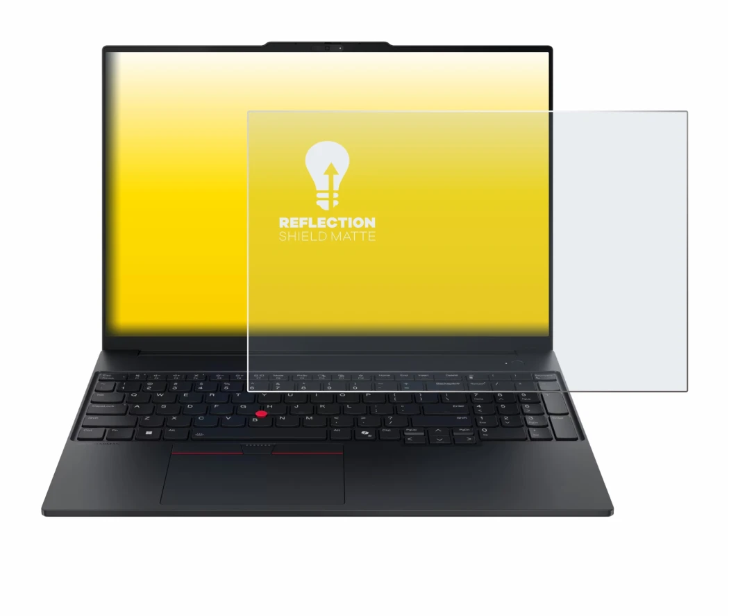 Imagen del dispositivo Lenovo ThinkPad E16 Gen 4 con una amplia variedad de protectores de pantalla.