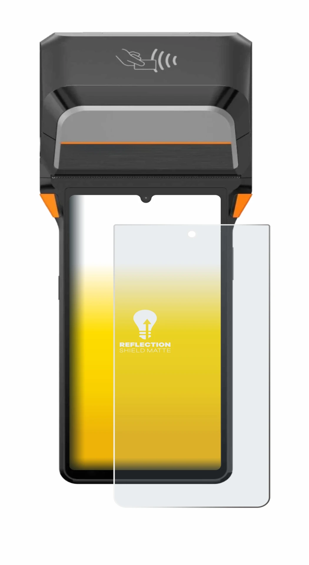 Imagen del dispositivo Sunmi V3 Plus con una amplia variedad de protectores de pantalla.