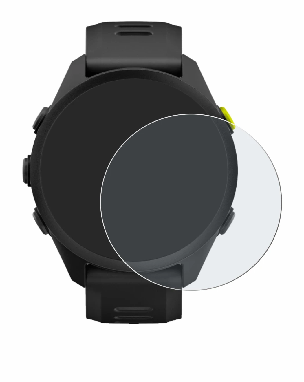 Imagen del dispositivo Garmin Forerunner 70 con una amplia variedad de protectores de pantalla.