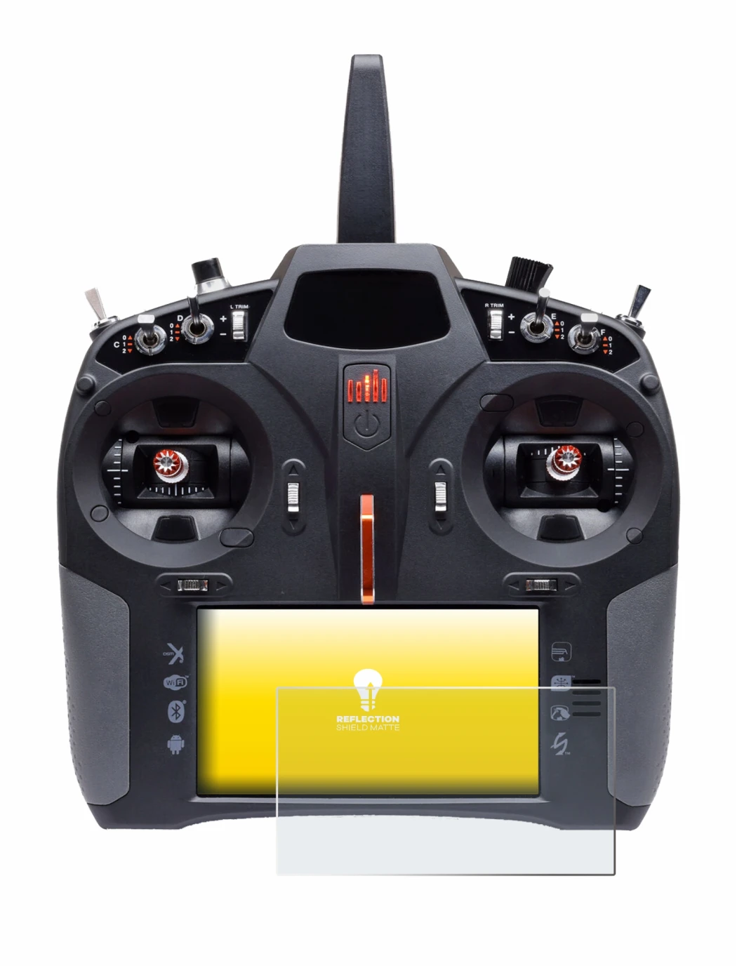 Imagen del dispositivo Spektrum iX14 Plus con una amplia variedad de protectores de pantalla.