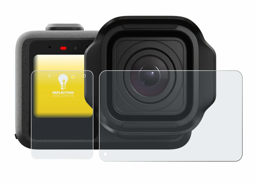 Imagen del dispositivo GoPro Mission 1 Pro con una amplia variedad de protectores de pantalla.