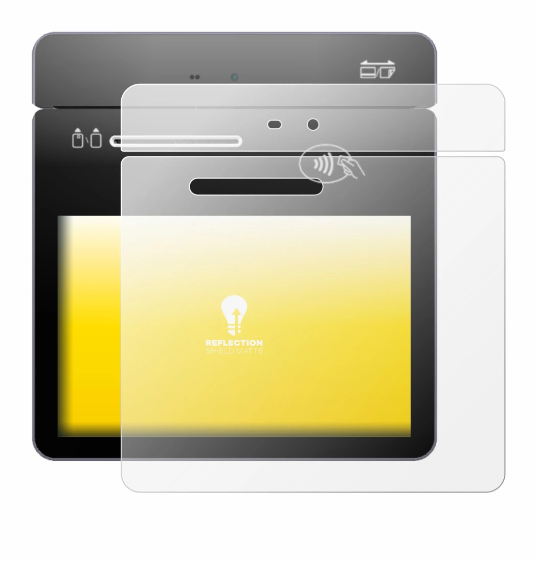 Imagen del dispositivo Pax A3700 con una amplia variedad de protectores de pantalla.