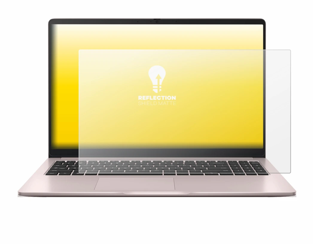 Imagen del dispositivo ASUS Chromebook CX15 con una amplia variedad de protectores de pantalla.