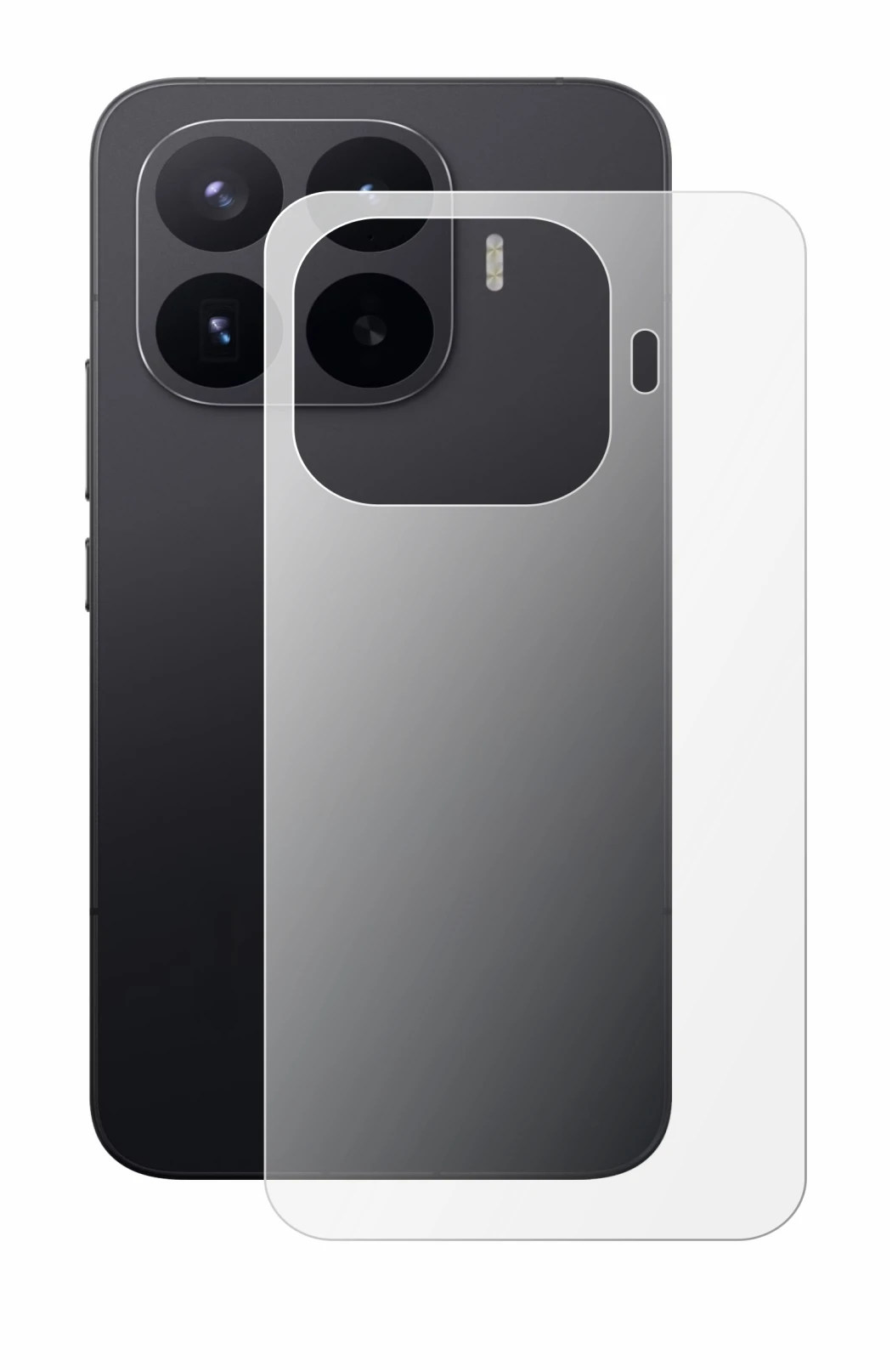 Imagen del dispositivo Xiaomi 17T Pro (Trasero) con una amplia variedad de protectores de pantalla.