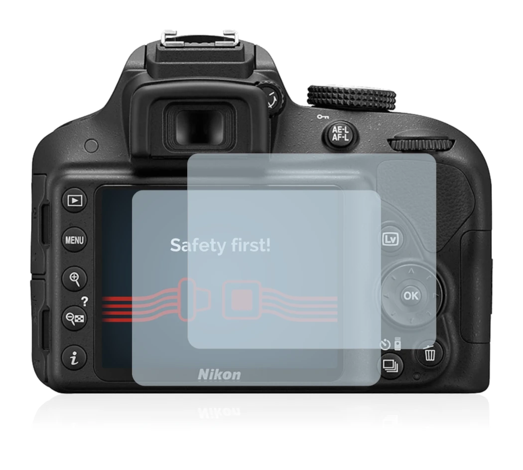 Imagen del dispositivo Nikon D3300 con una amplia variedad de protectores de pantalla.
