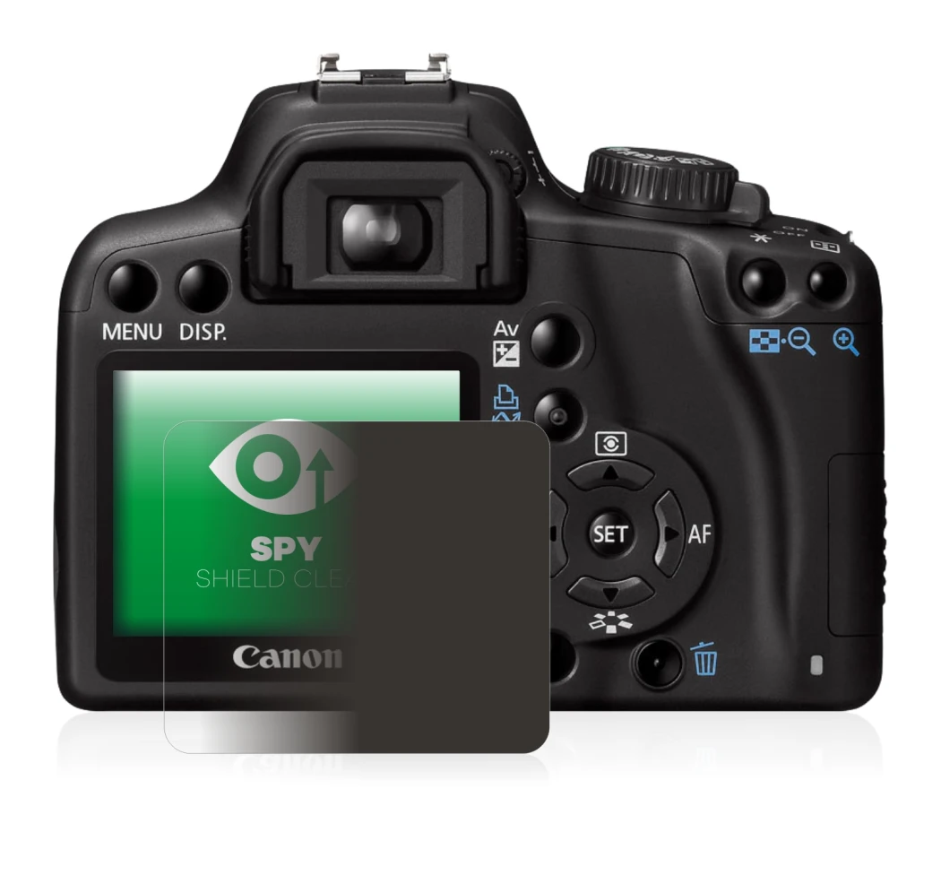 Imagen del dispositivo Canon EOS 1000D con una amplia variedad de protectores de pantalla.