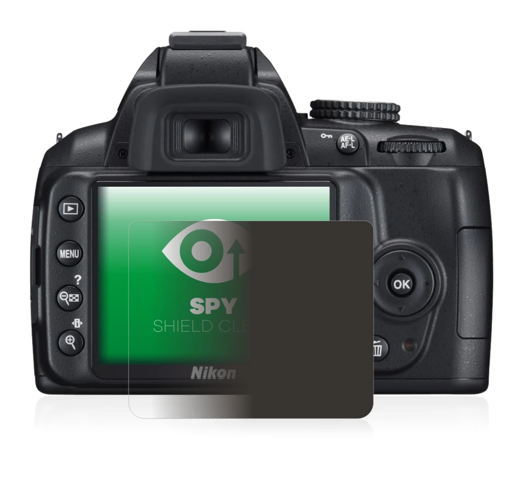 Imagen del dispositivo Nikon D3000 con una amplia variedad de protectores de pantalla.