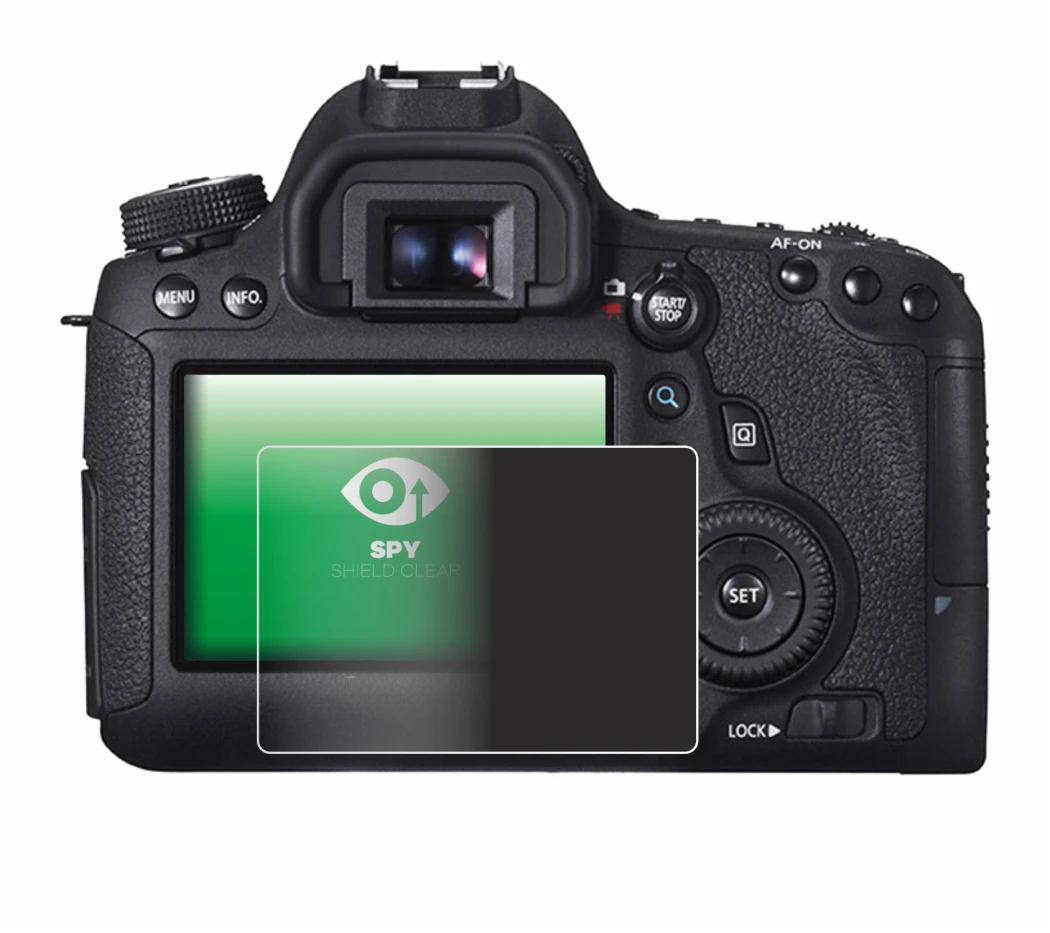 Imagen del dispositivo Canon EOS 6D con una amplia variedad de protectores de pantalla.