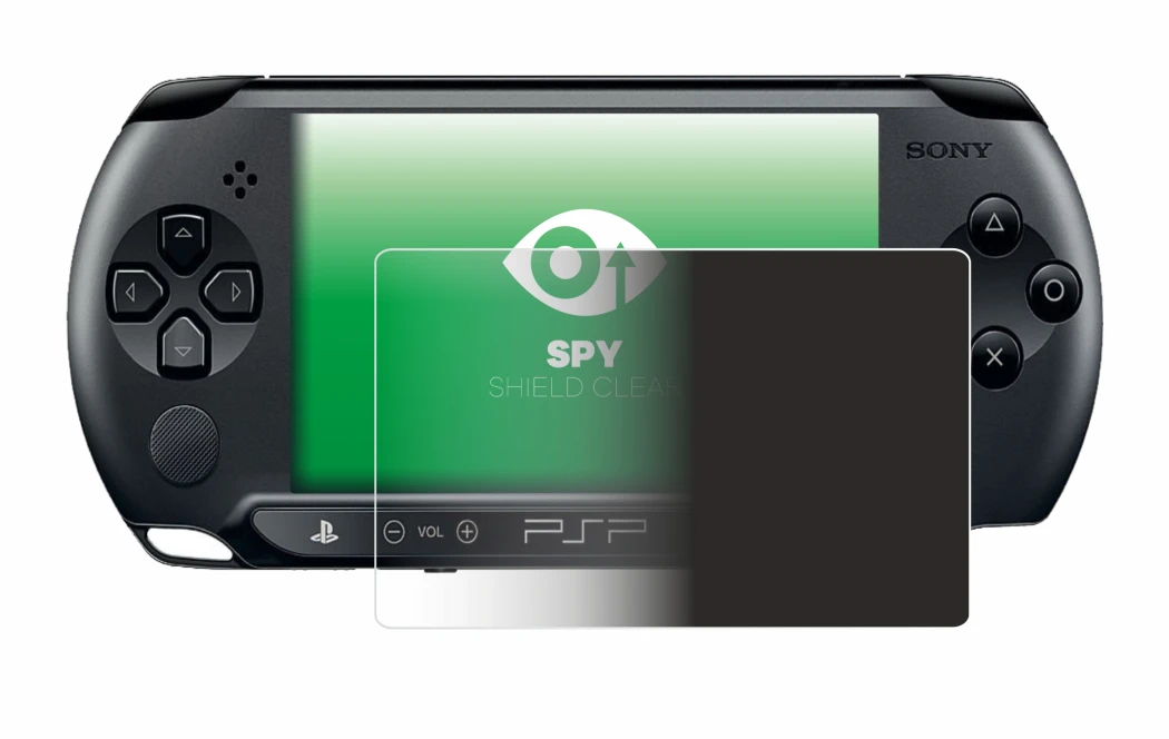 Imagen del dispositivo Sony PSP 1004 con una amplia variedad de protectores de pantalla.