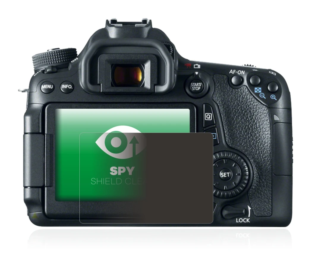 Imagen del dispositivo Canon EOS 70D con una amplia variedad de protectores de pantalla.