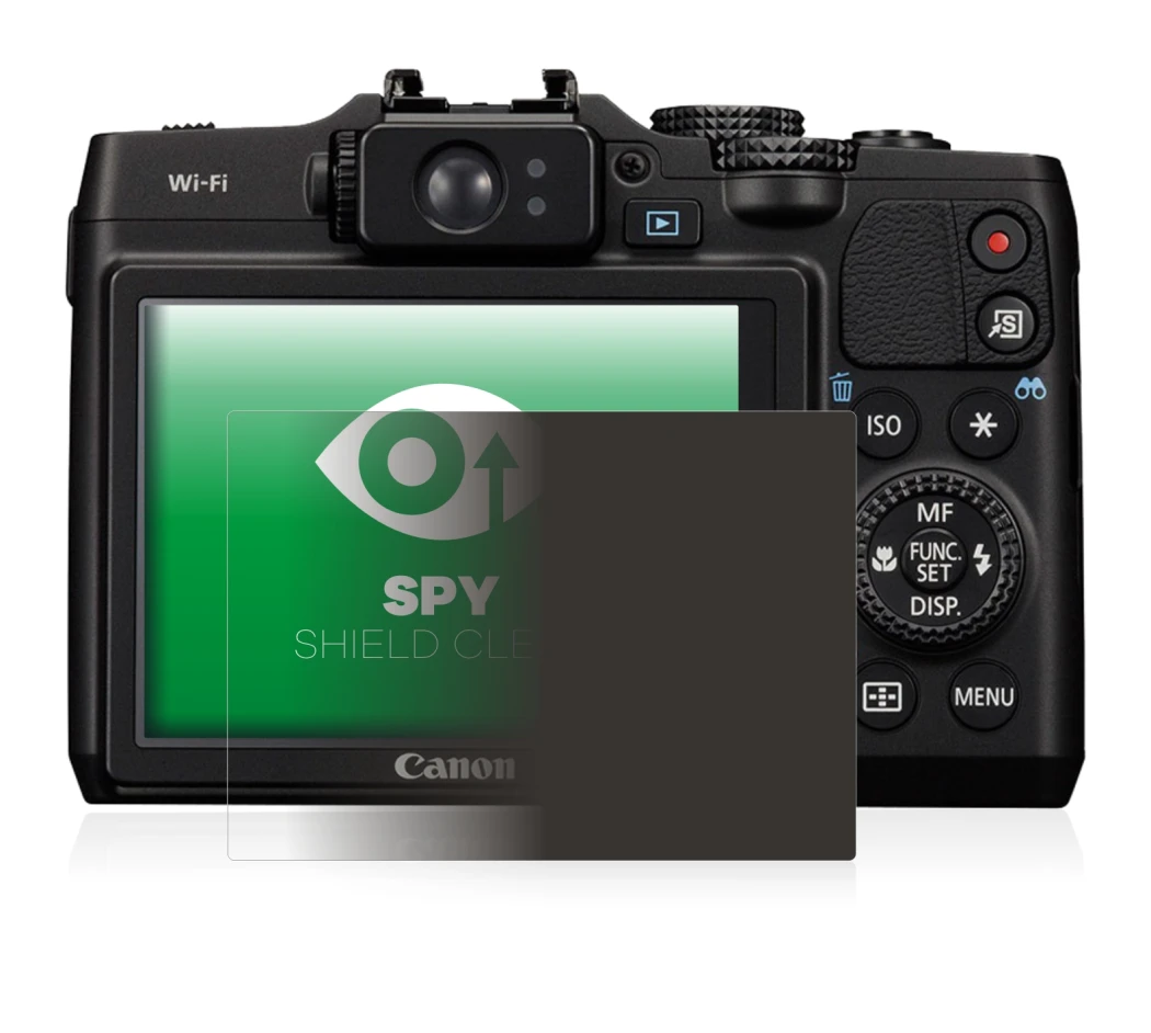 Imagen del dispositivo Canon PowerShot G16 con una amplia variedad de protectores de pantalla.