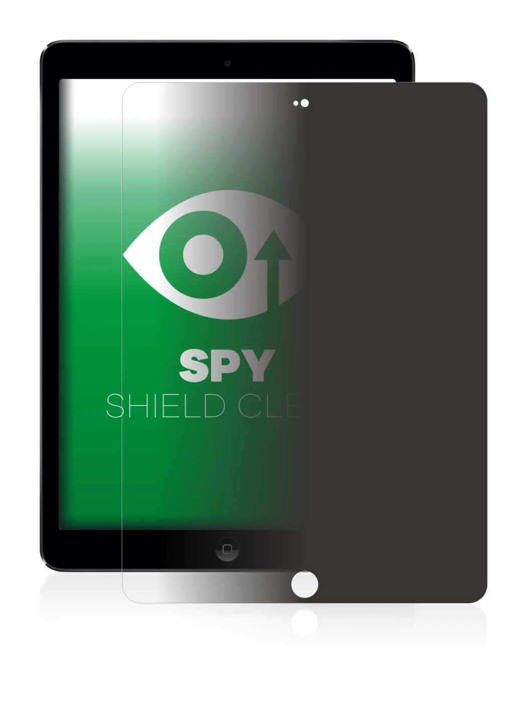 Imagen del dispositivo Apple iPad Air 2013 con una amplia variedad de protectores de pantalla.