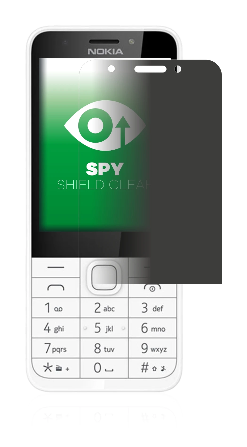 Imagen del dispositivo Nokia 230 con una amplia variedad de protectores de pantalla.