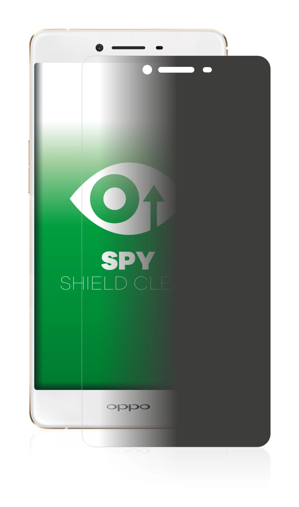 Imagen del dispositivo Oppo R7s con una amplia variedad de protectores de pantalla.