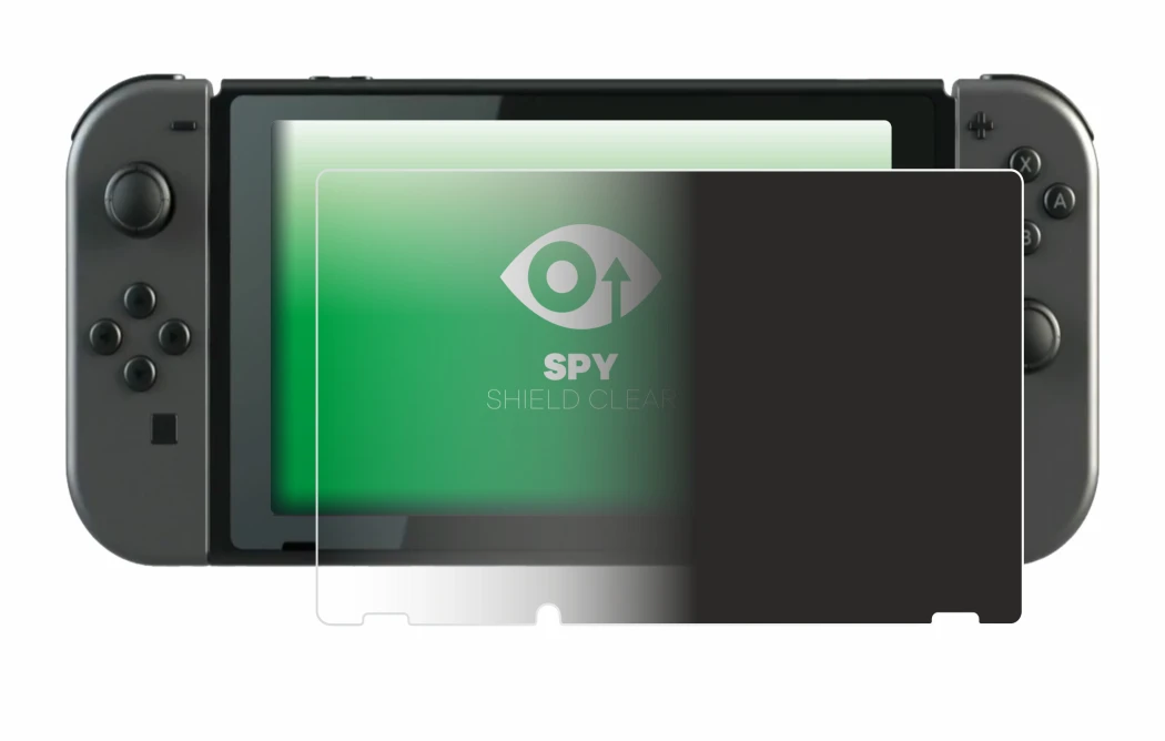 Imagen del dispositivo Nintendo Switch con una amplia variedad de protectores de pantalla.