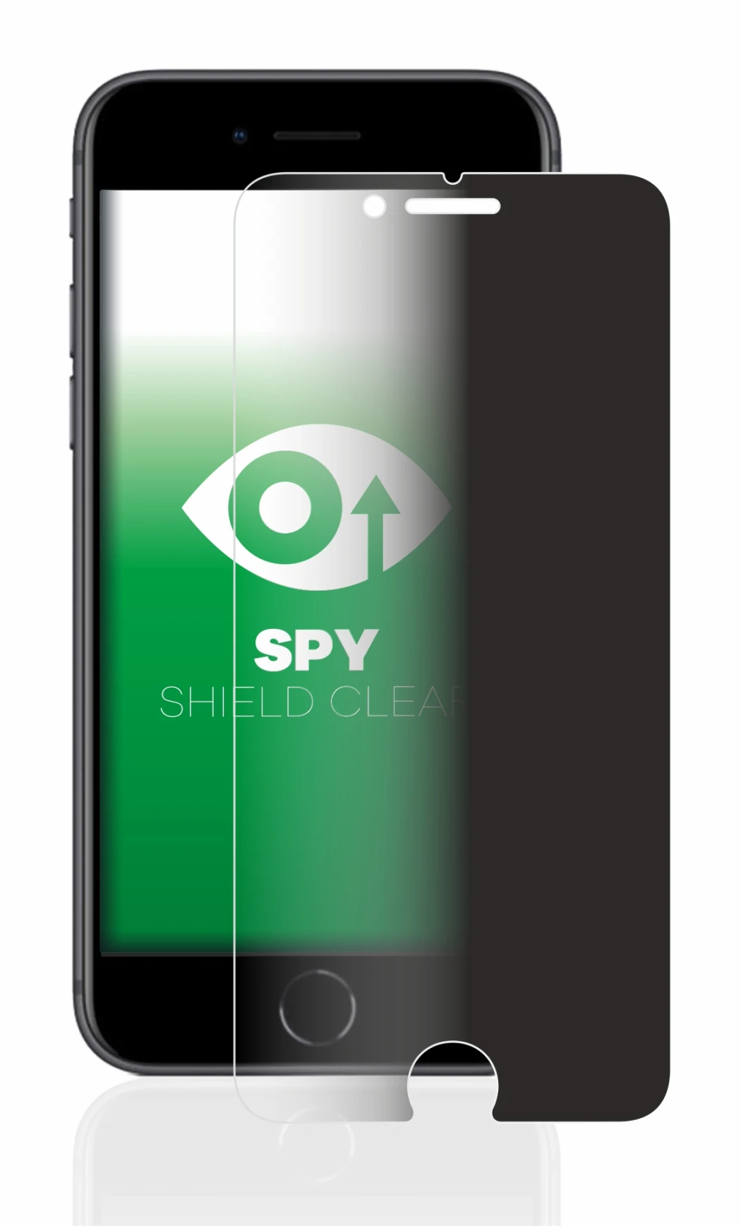 Imagen del dispositivo Apple iPhone 8 con una amplia variedad de protectores de pantalla.