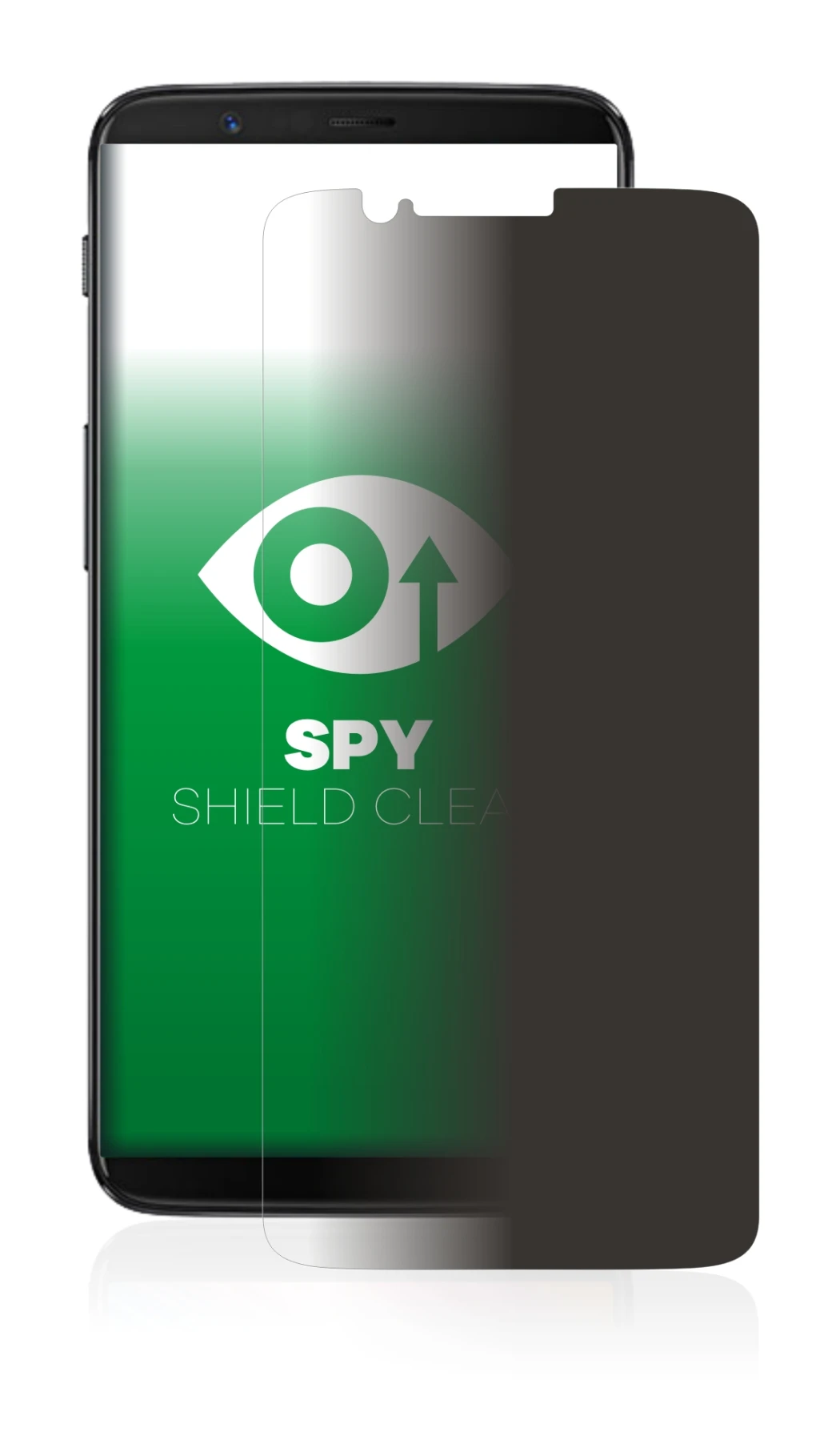 Imagen del dispositivo OnePlus 5T con una amplia variedad de protectores de pantalla.