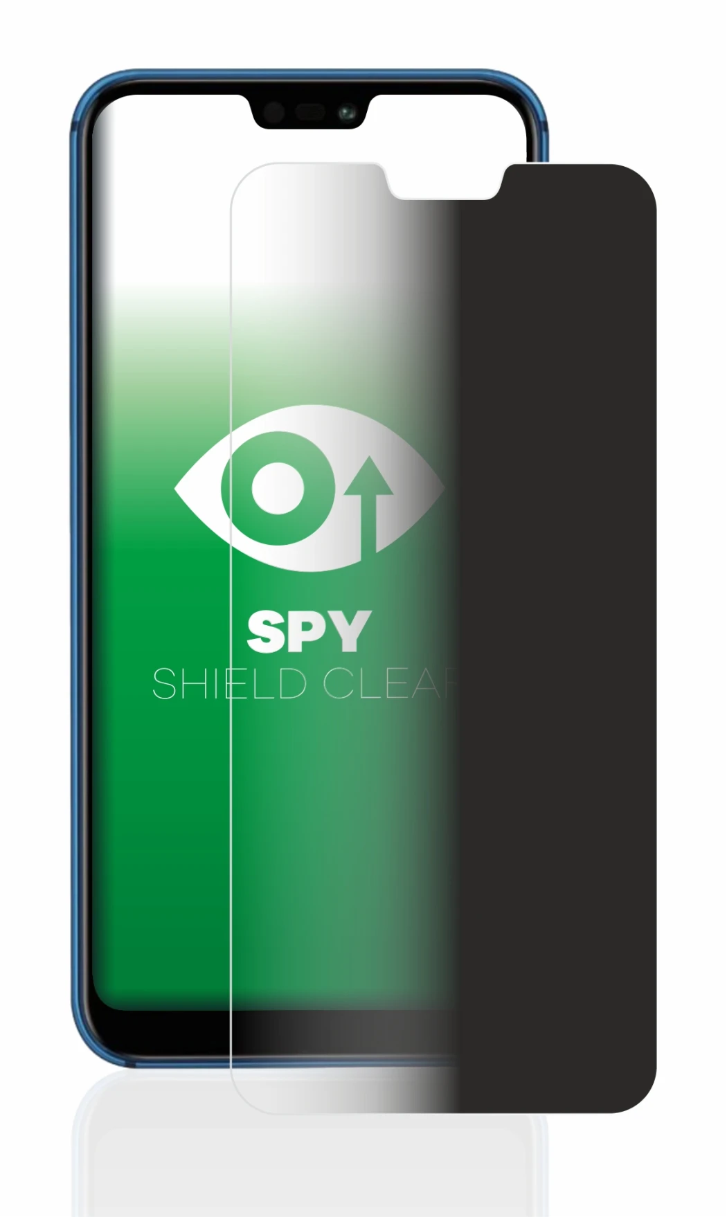 Imagen del dispositivo Huawei P20 lite 2018 con una amplia variedad de protectores de pantalla.