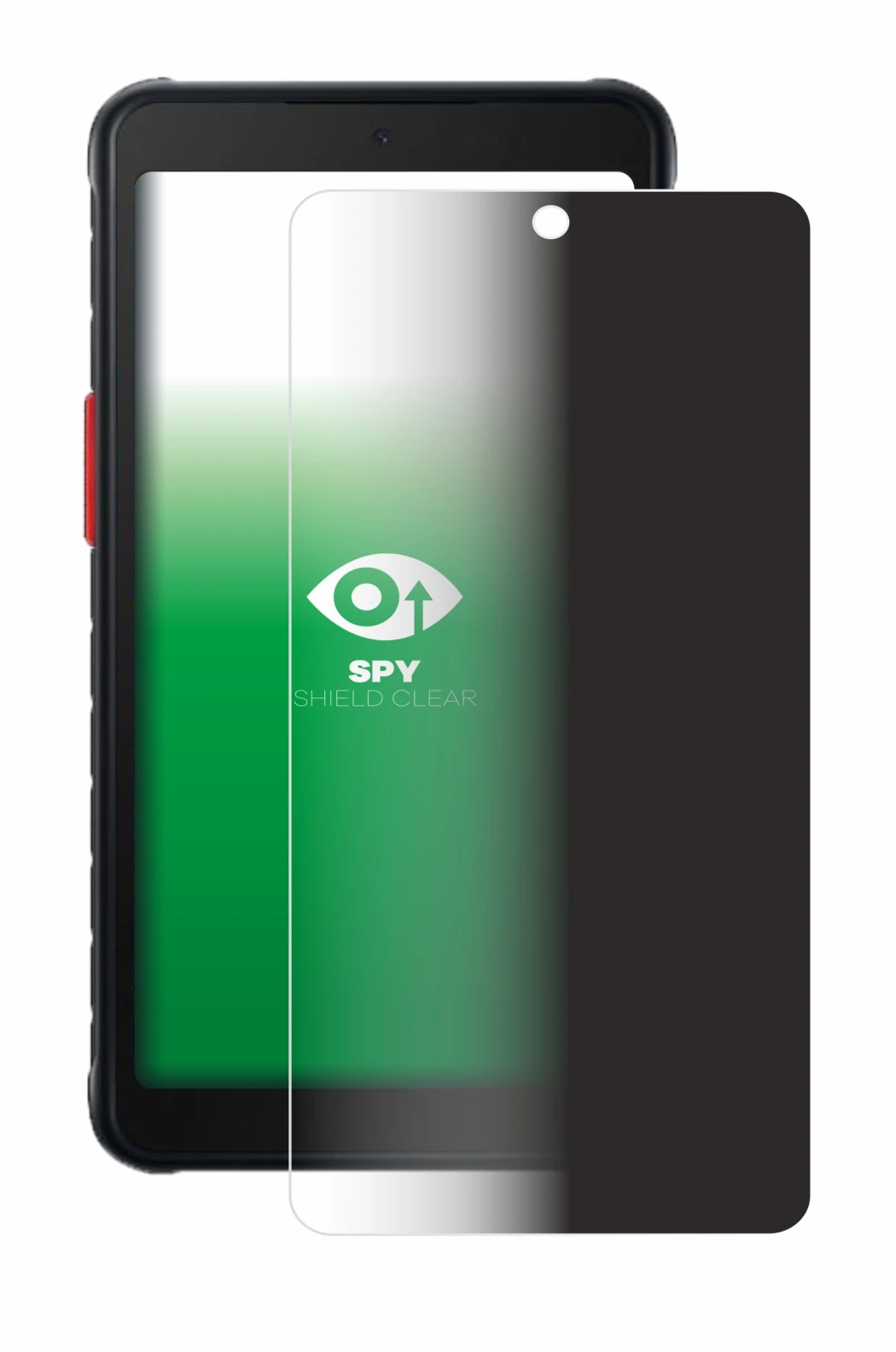 Imagen del dispositivo Samsung Galaxy XCover 5 con una amplia variedad de protectores de pantalla.