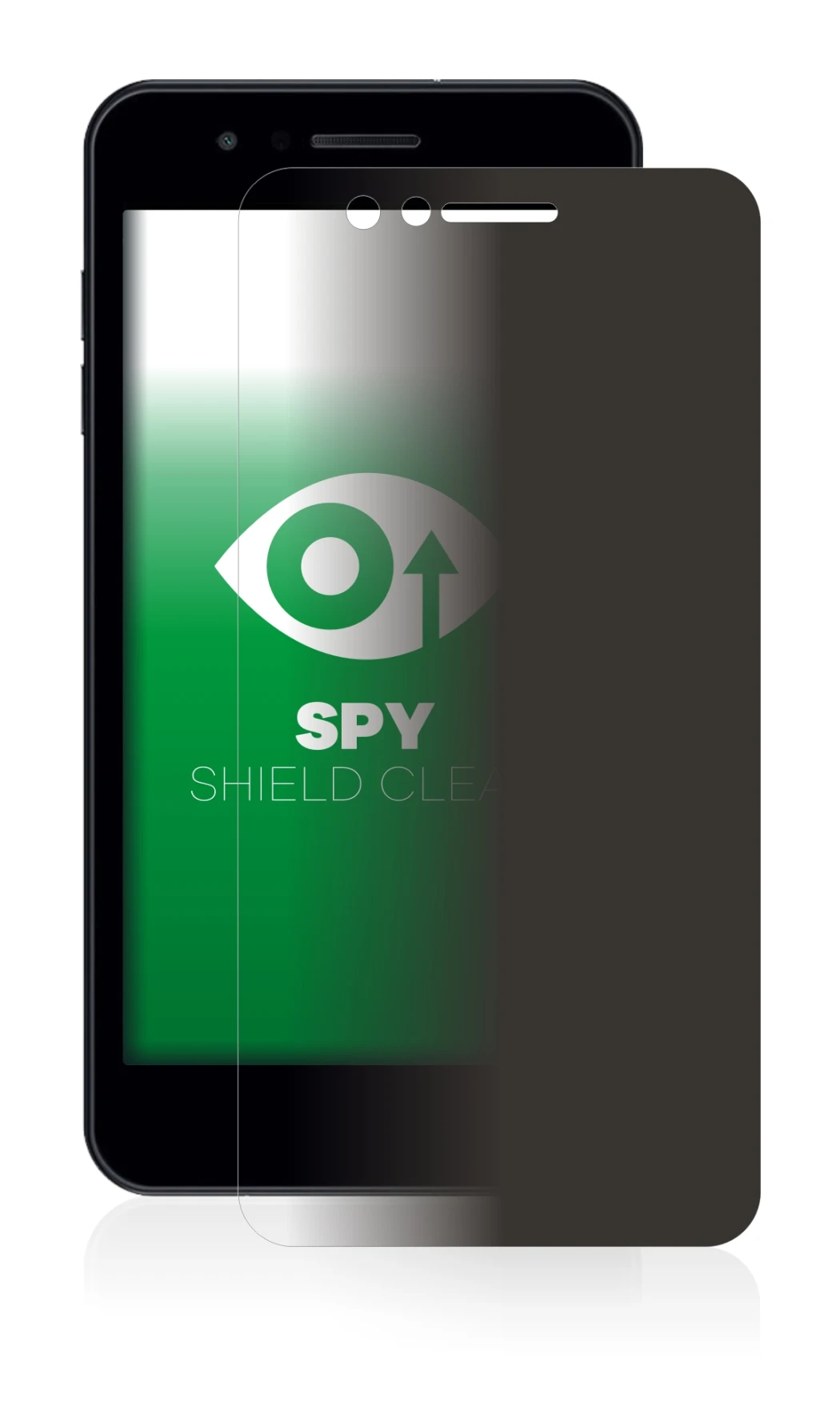 Imagen del dispositivo LG K9 con una amplia variedad de protectores de pantalla.