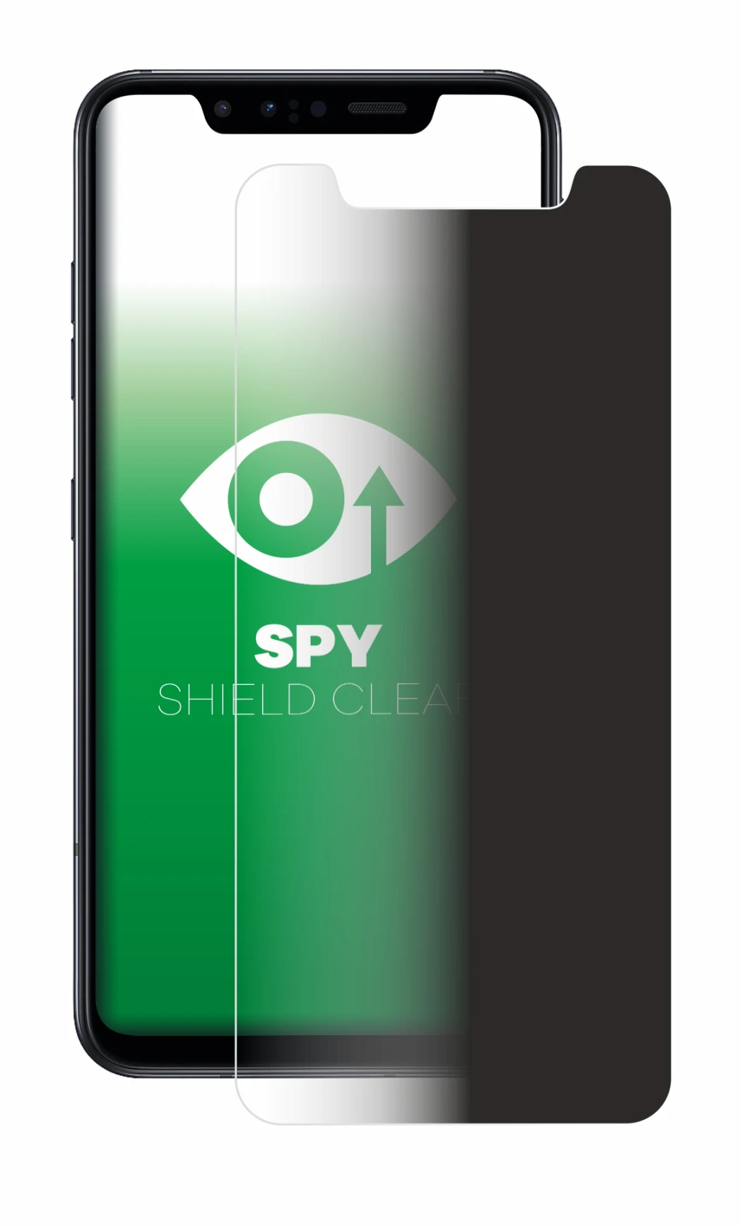 Imagen del dispositivo LG G8s ThinQ con una amplia variedad de protectores de pantalla.