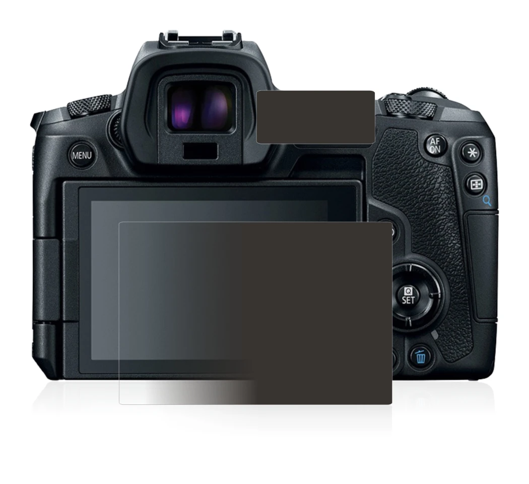Imagen del dispositivo Canon EOS R con una amplia variedad de protectores de pantalla.
