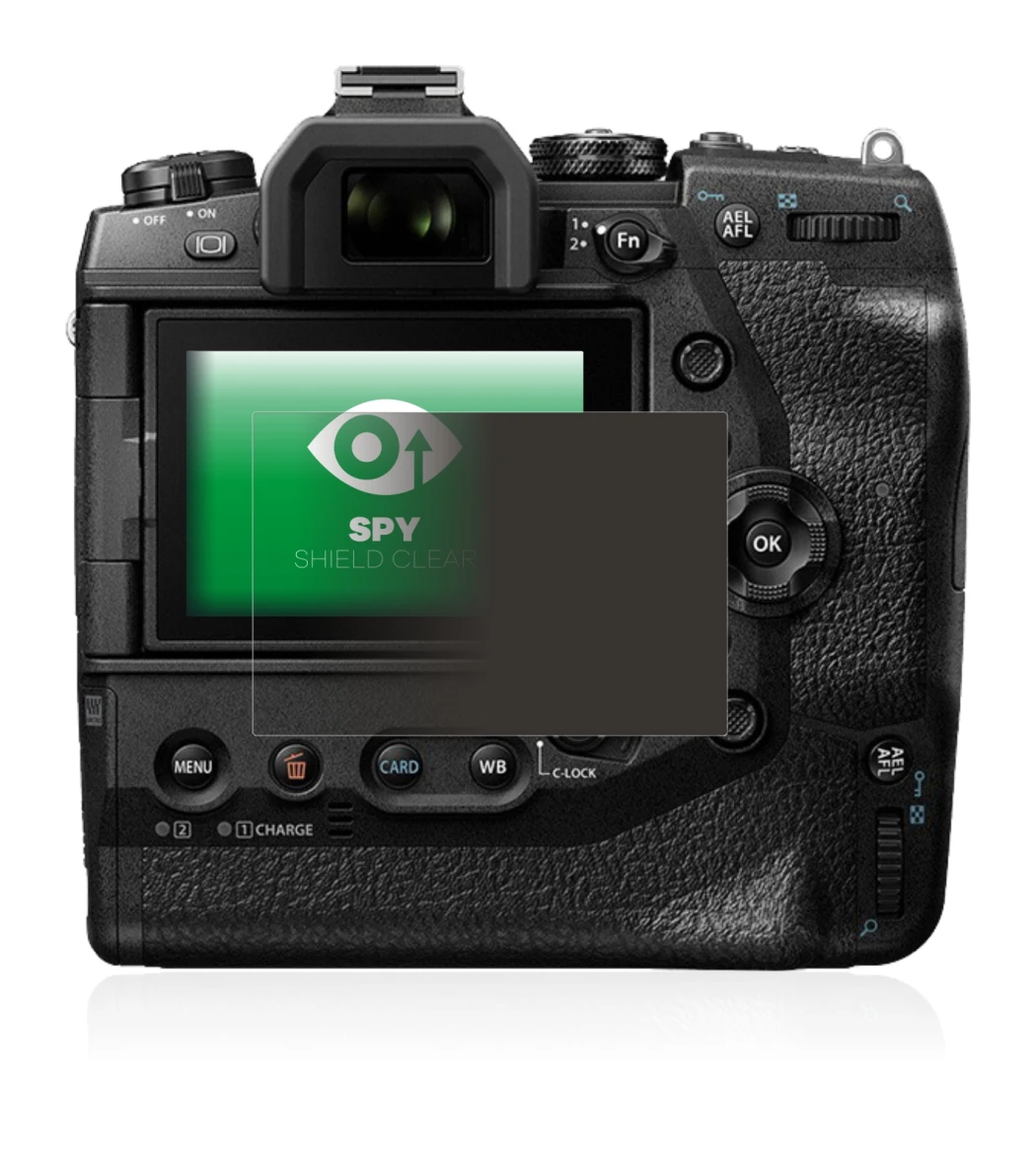Imagen del dispositivo Olympus OM-D E-M1X con una amplia variedad de protectores de pantalla.