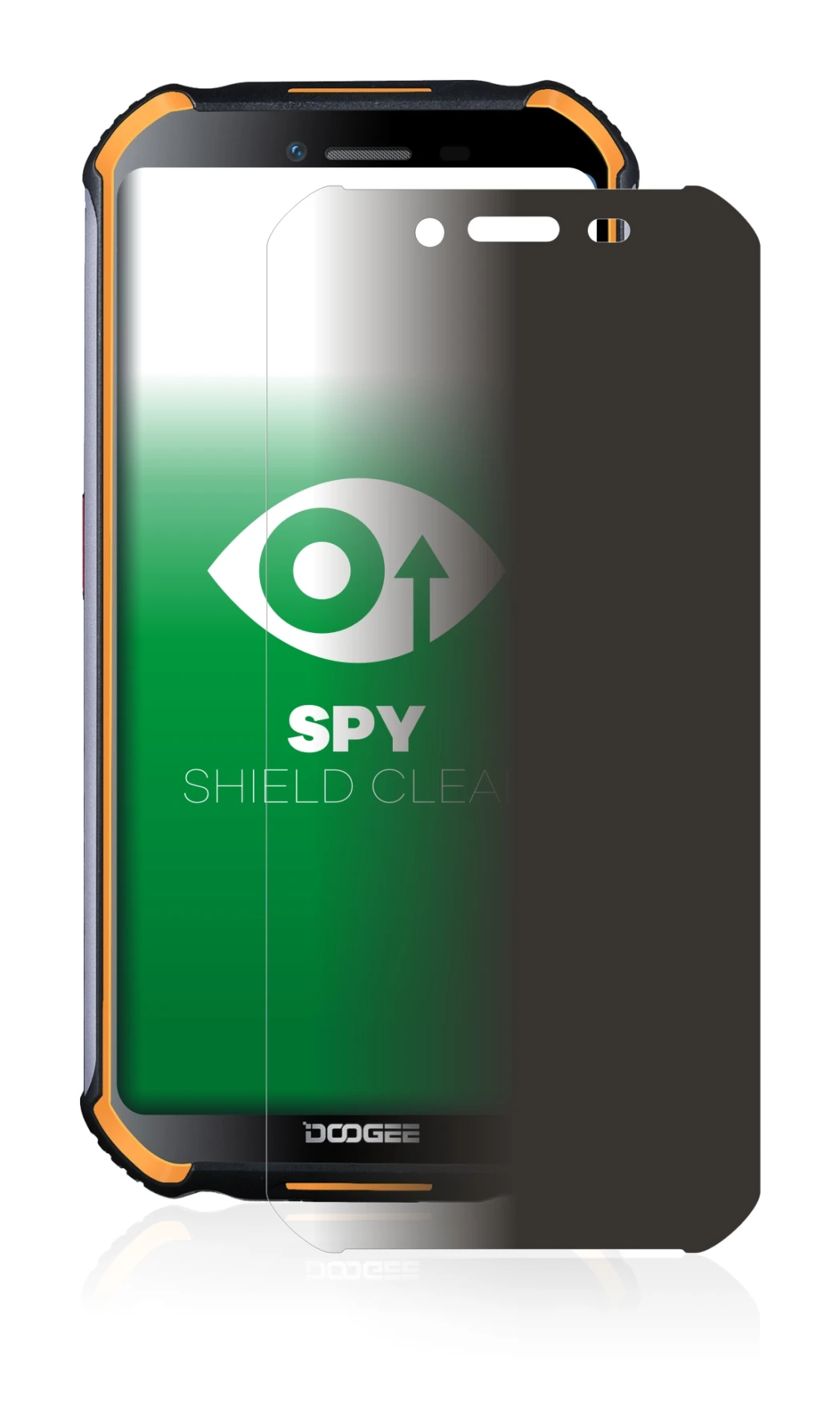 Imagen del dispositivo Doogee S40 con una amplia variedad de protectores de pantalla.