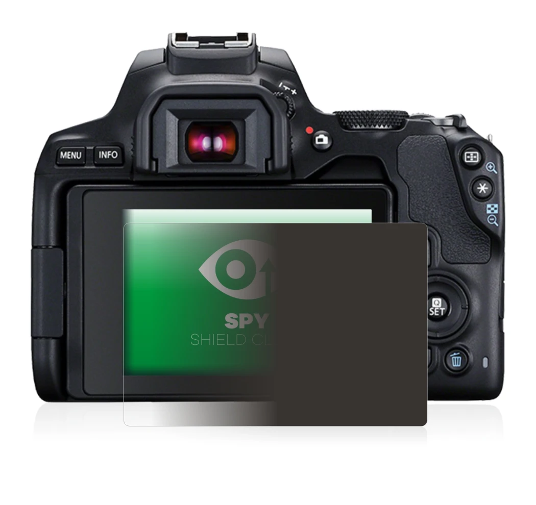 Imagen del dispositivo Canon EOS 250D con una amplia variedad de protectores de pantalla.