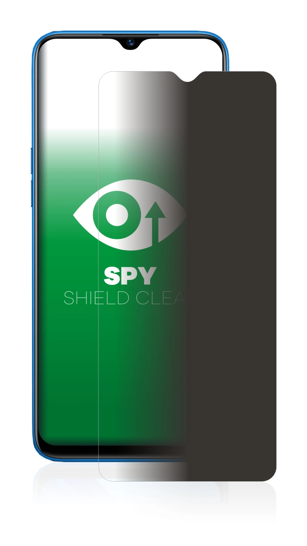 Imagen del dispositivo realme 5 con una amplia variedad de protectores de pantalla.