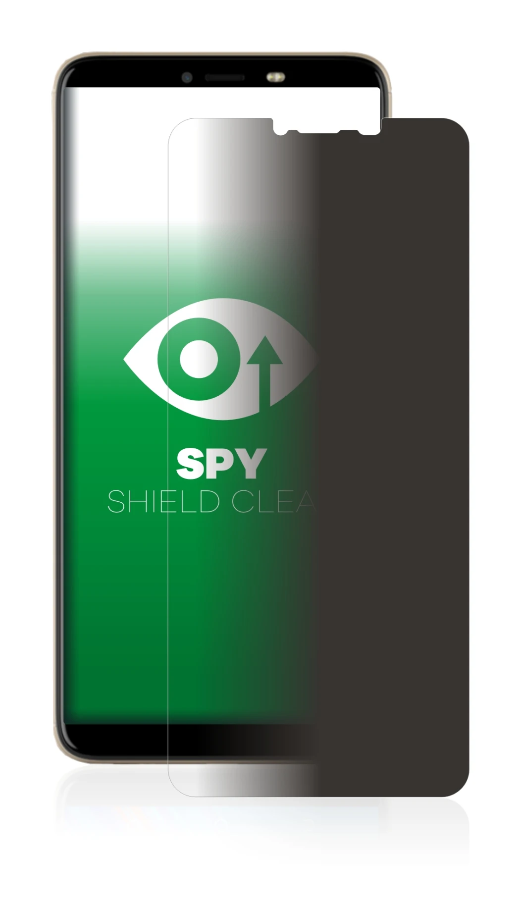 Imagen del dispositivo Tecno Spark 2 con una amplia variedad de protectores de pantalla.
