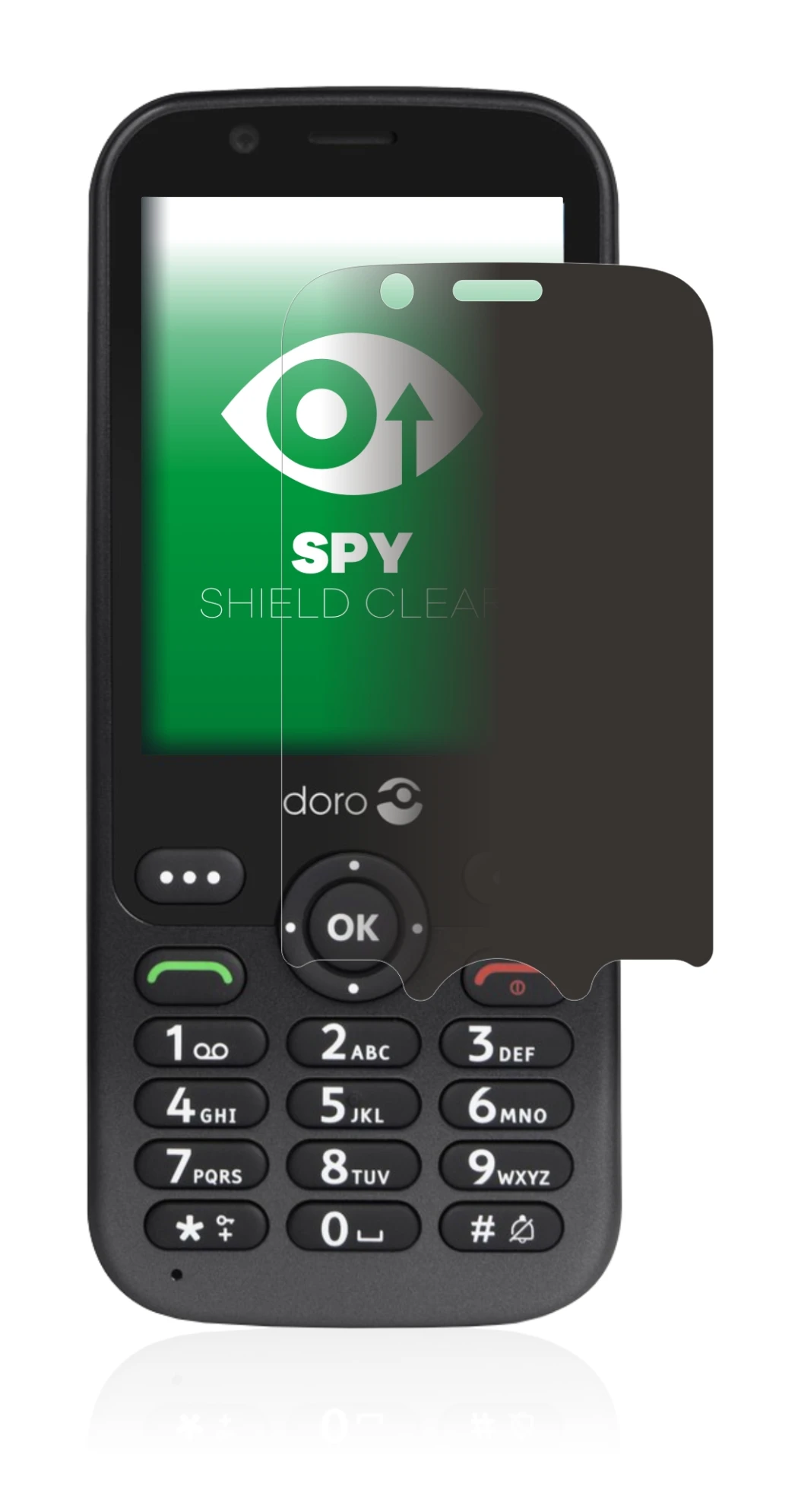 Imagen del dispositivo Doro 7010 con una amplia variedad de protectores de pantalla.