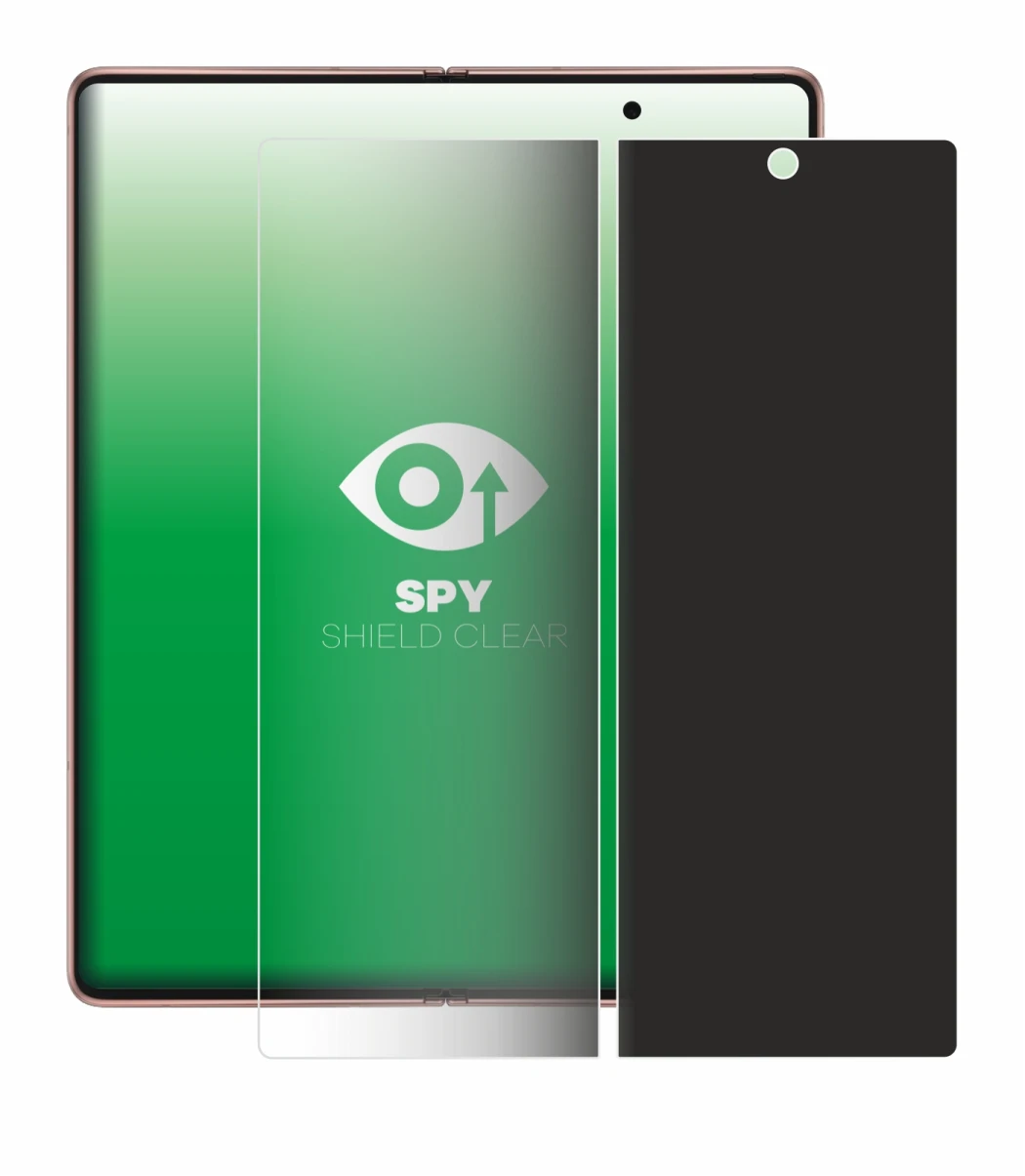 Imagen del dispositivo Samsung Galaxy Z Fold 2 5G (Pantalla interior) con una amplia variedad de protectores de pantalla.