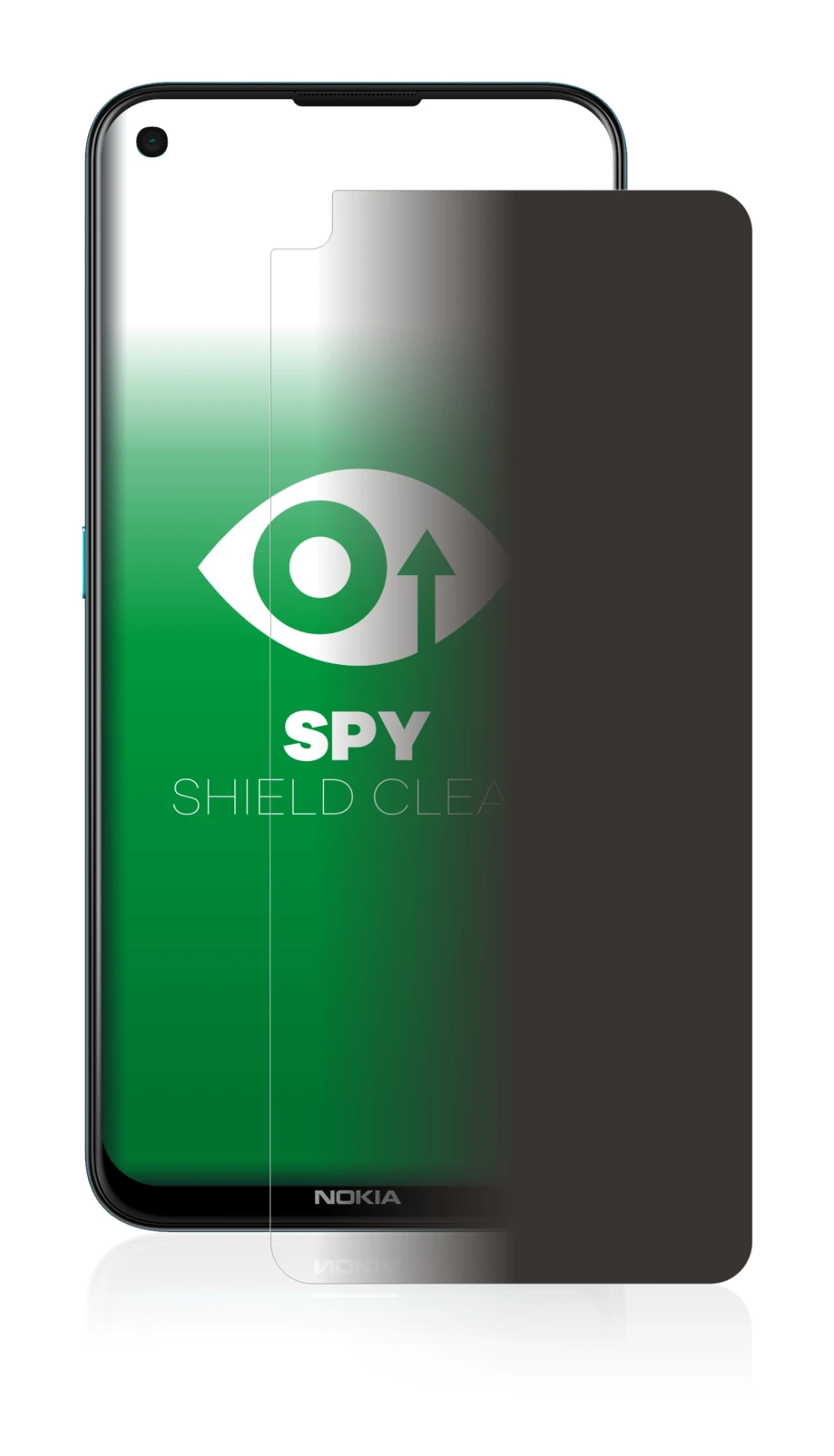 Imagen del dispositivo Nokia 5.4 con una amplia variedad de protectores de pantalla.