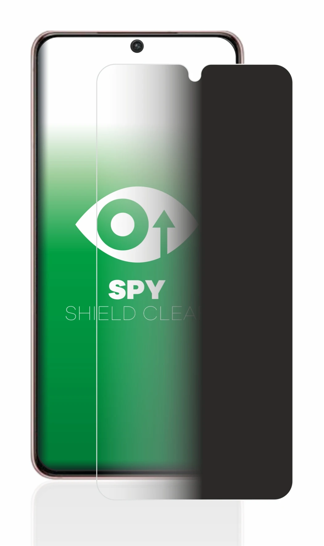 Imagen del dispositivo Samsung Galaxy S21 con una amplia variedad de protectores de pantalla.