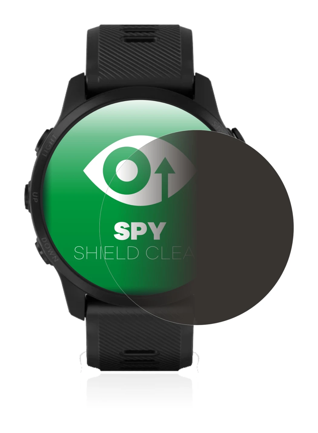 Imagen del dispositivo Garmin Forerunner 945 LTE con una amplia variedad de protectores de pantalla.