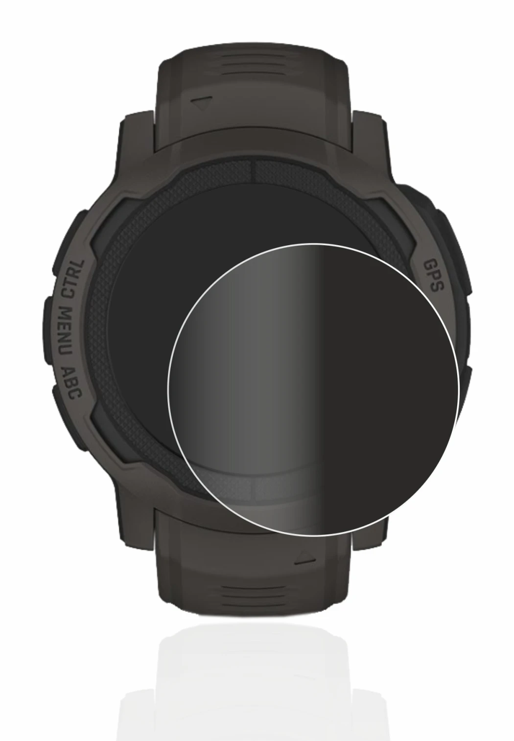 Imagen del dispositivo Garmin Instinct 2 con una amplia variedad de protectores de pantalla.