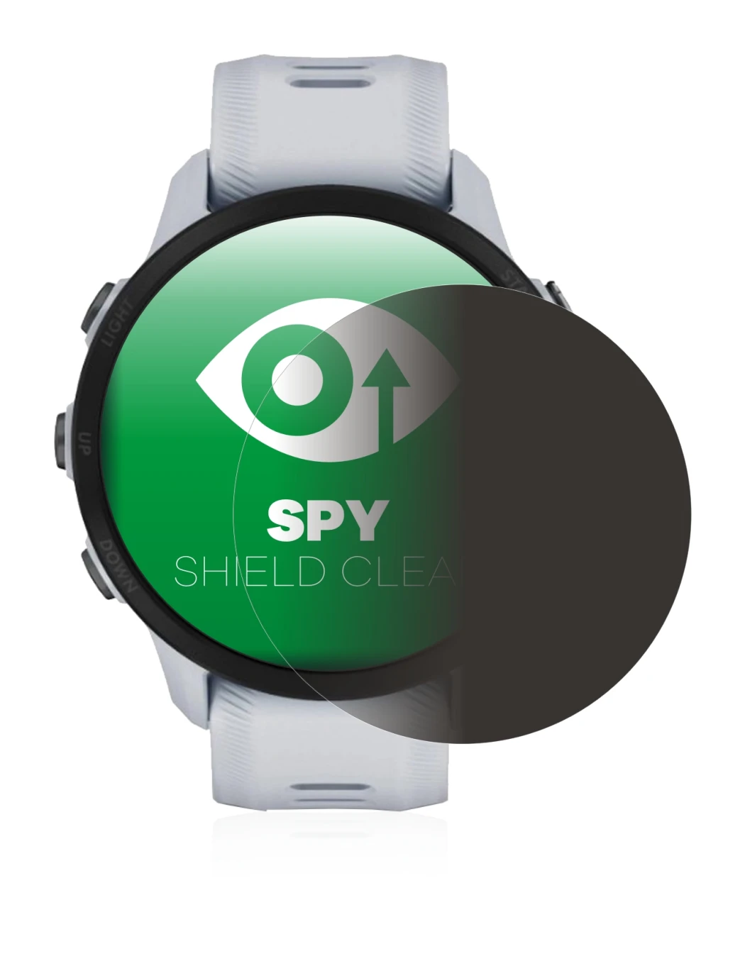 Imagen del dispositivo Garmin Forerunner 955 con una amplia variedad de protectores de pantalla.