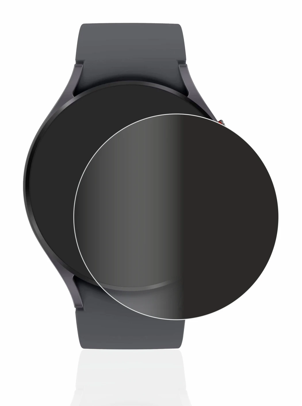 Imagen del dispositivo Samsung Galaxy Watch 5 (44mm) con una amplia variedad de protectores de pantalla.