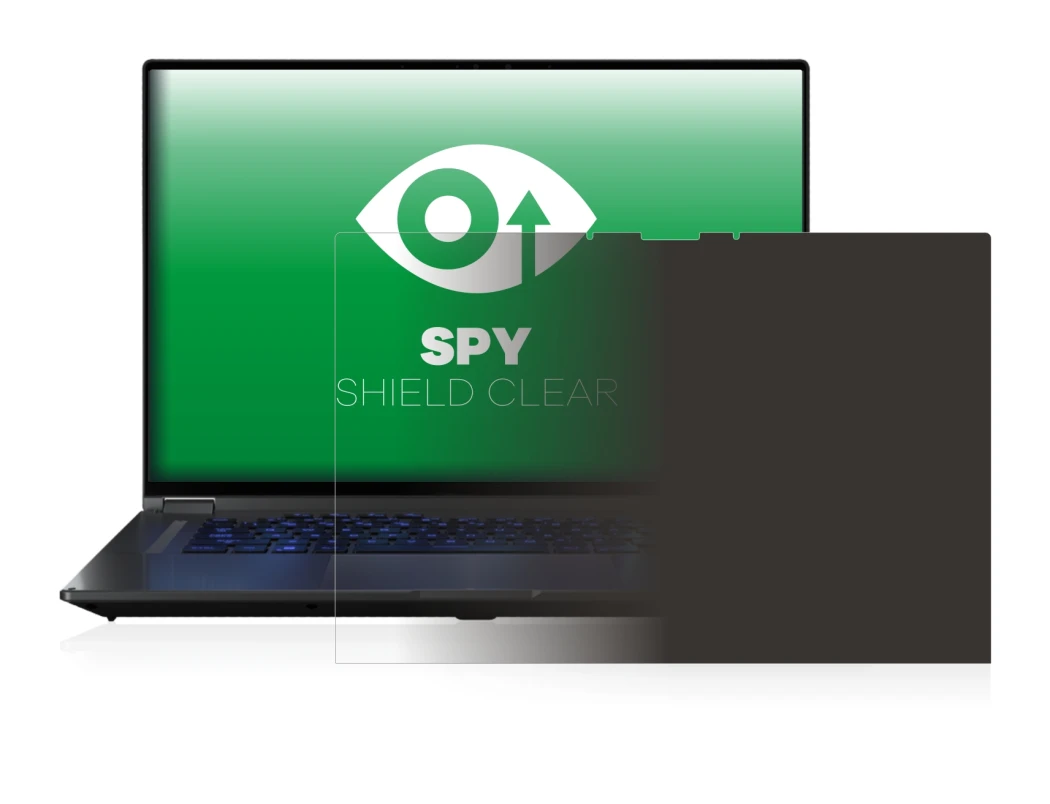 Imagen del dispositivo ASUS ROG Flow X16 con una amplia variedad de protectores de pantalla.