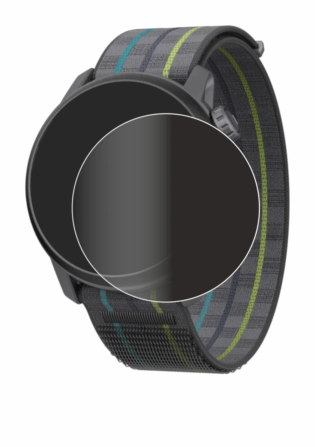 Imagen del dispositivo Coros Pace 3 con una amplia variedad de protectores de pantalla.