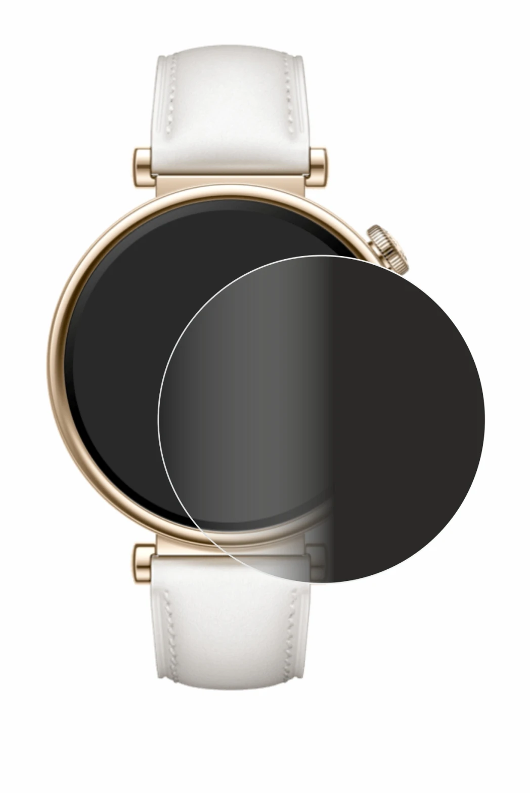 Imagen del dispositivo Huawei Watch GT 4 (41mm) con una amplia variedad de protectores de pantalla.