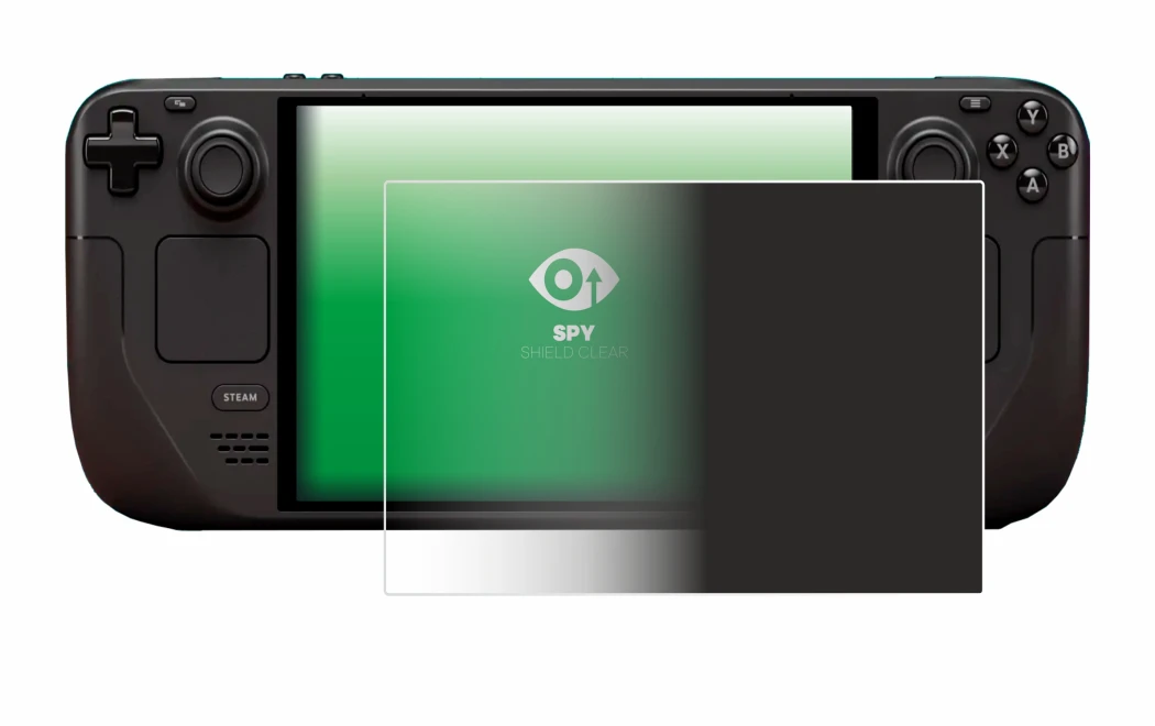 Imagen del dispositivo Valve Steam Deck OLED con una amplia variedad de protectores de pantalla.