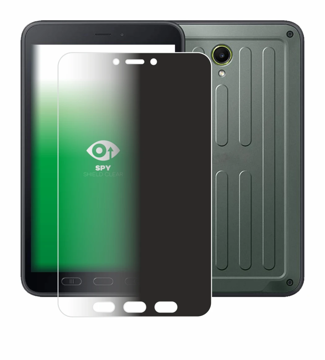 Imagen del dispositivo Samsung Galaxy Tab Active 5 (retrato) con una amplia variedad de protectores de pantalla.